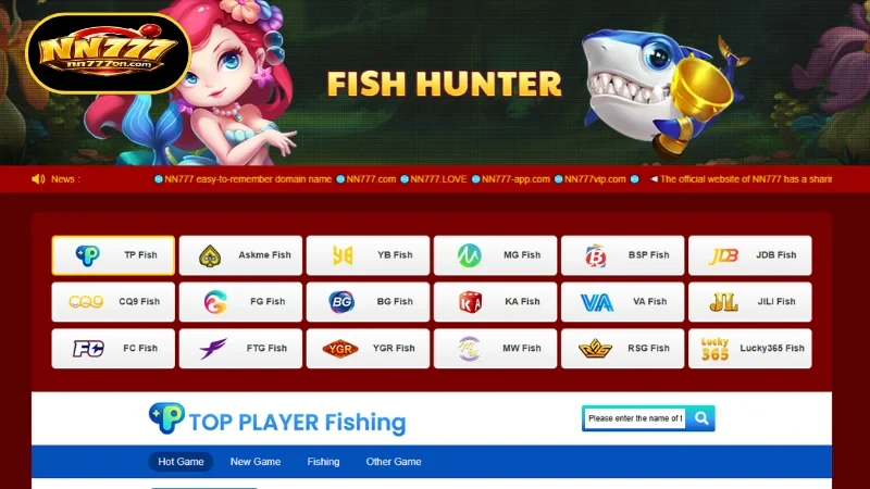 Renowned Brands Powering the Fishing Platform at NN777